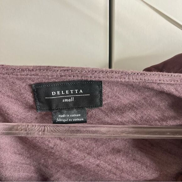 Anthropologie Vintage Deletta Volante Top Ruffle Satin Bow Knit Blouse Y2K small - Picture 4 of 11